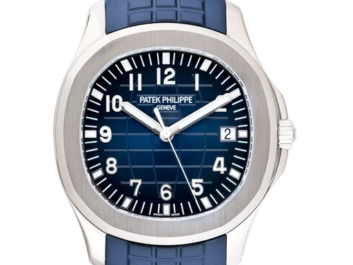 Title: Aquanaut 5168G-001
Brand: Patek Philippe
Model: Aquanaut
Ref: 5168G-001
Category: Sport
Diameter: 42mm
Functions: Dato
Year: 2023
Price: null
Condition: undefined
Dial Color: Blå
Strap: Gummi
Case material: Guld
Gender: Herre
Match: 100.0%
Billedet er ejet af Urbørsen (102192) Et Patek Philippe ur