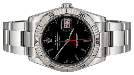 Titel: Datejust 116264 36mm
Mærke: Rolex
Model: Datejust
Ref.: 116264
Årgang: 2004
Tilbehør: Boks og Papirer
Stand: 8.5 (Brugt)
Pris: 46.995 kr.
Diameter: 36mm
Funktioner: Dato
Skivefarve: Sort
Rem: Metal
Kassemateriale: Stål
Kategori: Dress
Køn: Herre
Match: 100.0%
Billedet ejes af Urbørsen (787570) Et Rolex ur