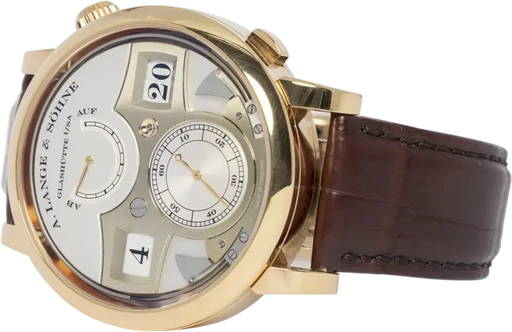 Titel: Zeitwerk Striking Time 44.2, Sølv, Roseguld, Læder
Mærke: A. Lange & Söhne
Model: Zeitwerk Striking Time
Ref.: 145.032
Årgang: 2017
Tilbehør: Boks og Papirer
Stand: 7.0 (Brugt)
Pris: 799.900 kr.
Diameter: 44mm
Funktioner:
Skivefarve: Sølv
Rem: Læder
Kassemateriale: Guld
Kategori: Dress
Køn: Herre
Match: 100.0%
Billedet ejes af Urhandleren (1179846) Et A. Lange & Söhne ur