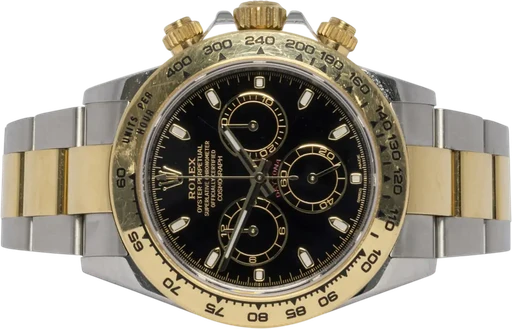 Titel: Daytona 40, Sort, Guld/Stål, Oyster
Mærke: Rolex
Model: Cosmograph Daytona
Ref.: 116503
Årgang: 2021
Tilbehør: Boks og Papirer
Stand: 7.0 (Brugt)
Pris: 139.900 kr.
Diameter: 40mm
Funktioner: Kronograf
Skivefarve: Sort
Rem: Metal
Kassemateriale: Guld
Kategori: Racing
Køn: Herre
Match: 100.0%
Billedet ejes af Urhandleren (376432) Et Rolex ur