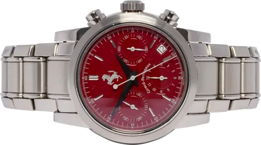 Title: Ferrari Chronograph 38, Rød, Stål
Brand: Girard-Perregaux
Model: Ferrari Chronograph
Ref: 80200.0.11.5015
Category: Racing
Diameter: 38mm
Functions: Kronograf, Dato
Year: 1997
Price: 29900
Condition: 7.0
Dial Color: Rød
Strap: Metal
Case material: Stål
Gender: Herre
Match: 100.0%
Billedet er ejet af Urhandleren (102675) Et Girard-Perregaux ur