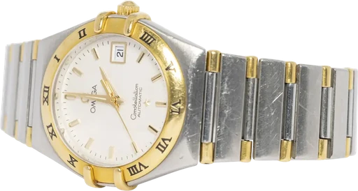 Titel: Constellation 27.5, Sølv, Guld/Stål (Nyhed)
Mærke: Omega
Model: Constellation
Ref.: 1392300
Årgang:
Tilbehør: Boks og Papirer
Stand: 7.0 (Brugt)
Pris: 24.900 kr.
Diameter: 27mm
Funktioner: Dato
Skivefarve: Hvid
Rem: Metal
Kassemateriale: Stål
Kategori: Dress
Køn: Dame
Match: 100.0%
Billedet ejes af Urhandleren (1053420) Et Omega ur