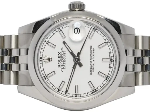 Title: Datejust 31, Hvid, Stål, Jubilee
Brand: Rolex
Model: Datejust
Ref: 114200
Category: Dress
Diameter: 31mm
Functions: Dato
Year: 2018
Price: 74900
Condition: 7.5
Dial Color: Hvid
Strap: Metal
Case material: Stål
Gender: Unisex
Match: 100.0%
Billedet er ejet af Urhandleren (480617) Et Rolex ur