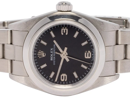 Title: Oyster Perpetual 26, Sort, Oyster
Brand: Rolex
Model: Oyster Perpetual
Ref: 76080
Category: Dress
Diameter: 26mm
Functions: Dato
Year: null
Price: 29900
Condition: undefined
Dial Color: Sort
Strap: Metal
Case material: Stål
Gender: Dame
Match: 100.0%
Billedet er ejet af Urhandleren (102678) Et Rolex ur