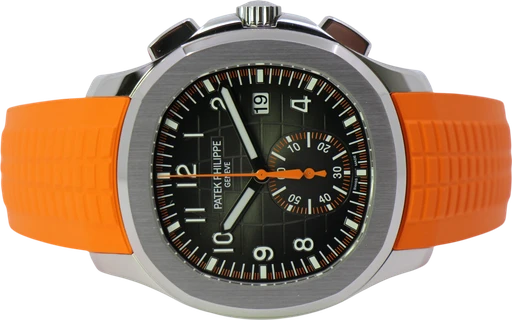 Title: Aquanaut 5968A-001 – New *Reserveret
Brand: Patek Philippe
Model: Aquanaut
Ref: 5968A-001
Category: Sport
Diameter: 42mm
Functions: Dato, Kronograf
Year: 2025
Price: 925000
Condition: 10.0
Dial Color: Sort
Strap: Andet
Case material: Stål
Gender: Herre
Match: 100.0%
Billedet er ejet af WeWatches (155004) Et Patek Philippe ur