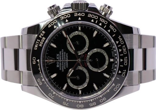 Titel: Cosmograph Daytona 126500Ln – New 09/2026 (Nyhed)
Mærke: Rolex
Model: Cosmograph Daytona
Ref.: 126500LN
Årgang: 2026
Tilbehør: Boks og Papirer
Stand: 10.0 (Nyt)
Pris: 224.000 kr.
Diameter: 40mm
Funktioner: Kronograf
Skivefarve: Sort
Rem: Metal
Kassemateriale: Stål
Kategori: Racing
Køn: Herre
Match: 100.0%
Billedet ejes af WeWatches (1147205) Et Rolex ur