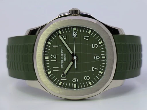 Title: Aquanaut 5168G-010 *Reserveret
Brand: Patek Philippe
Model: Aquanaut
Ref: 5168G-010
Category: Sport
Diameter: 42mm
Functions: Dato
Year: 2022
Price: 549000
Condition: undefined
Dial Color: Grøn
Strap: Andet
Case material: Andet
Gender: Herre
Match: 100.0%
Billedet er ejet af WeWatches (240681) Et Patek Philippe ur