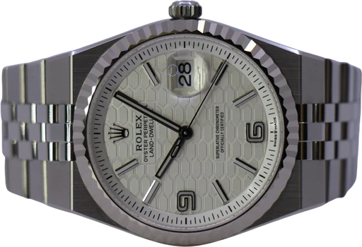 Titel: Land-Dweller 127234 – New 06/2026 *Reserveret
Mærke: Rolex
Model: Land-Dweller
Ref.: 127234
Årgang: 2026
Tilbehør: Boks og Papirer
Stand: 10.0 (Nyt)
Pris: 133.000 kr.
Diameter: 36mm
Funktioner: Dato
Skivefarve: Hvid
Rem: Metal
Kassemateriale: Andet
Kategori: Sport
Køn: Unisex
Match: 100.0%
Billedet ejes af WeWatches (948251) Et Rolex ur