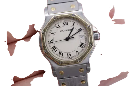 Title: Santos
Brand: Cartier
Model: Octagon
Ref: 2966
Category: Dress
Diameter: 28mm
Functions: Dato
Year: 1989
Price: 22000
Condition: 8.0
Dial Color: Hvid
Strap: Metal
Case material: Stål
Gender: Dame
Match: 100.0%
Billedet er ejet af Wine & Watches (359979) Et Cartier ur