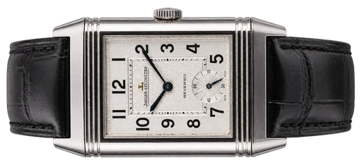 Titel: Grande Reverso Night & Day
Mærke: Jaeger-LeCoultre
Model: Grande Reverso Night & Day
Ref.: Q3808420
Årgang: 2018
Tilbehør:
Stand: 8.5 (Brugt)
Pris: 62.000 kr.
Diameter:
Funktioner:
Skivefarve: Sølv
Rem: Læder
Kassemateriale: Stål
Kategori: Dress
Køn: Unisex
Match: 100.0%
Billedet ejes af Wine & Watches (1005493) Et Jaeger-LeCoultre ur